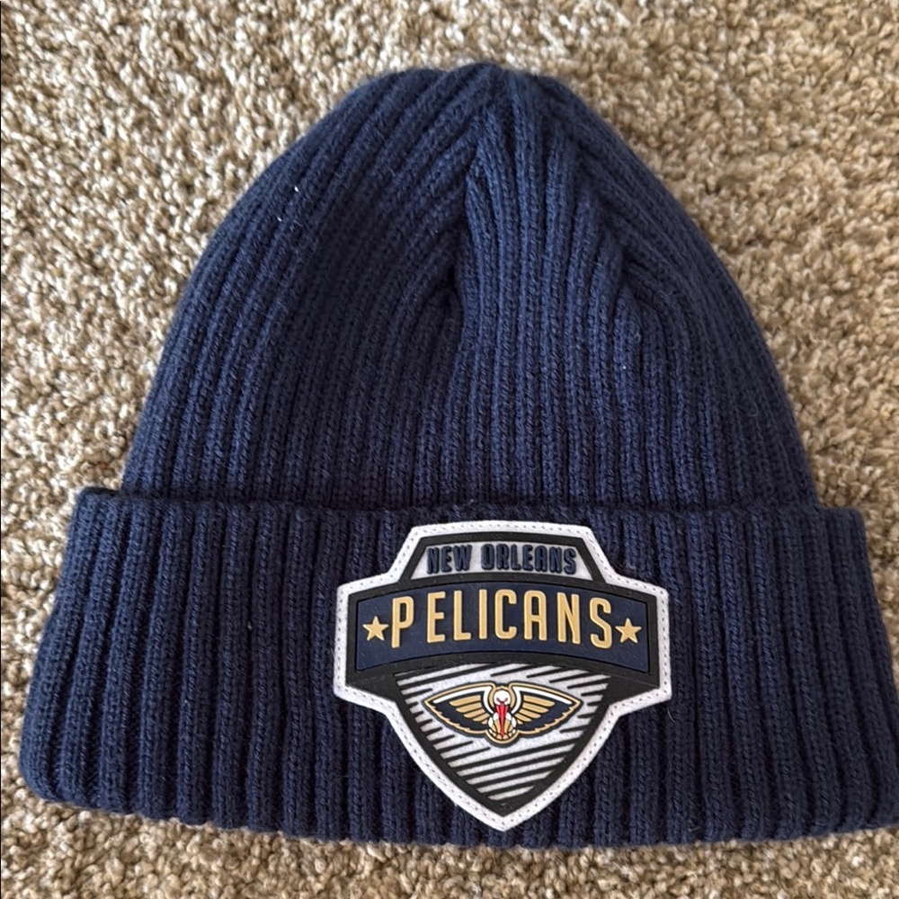 NBA Blue Knit Beanie Hat